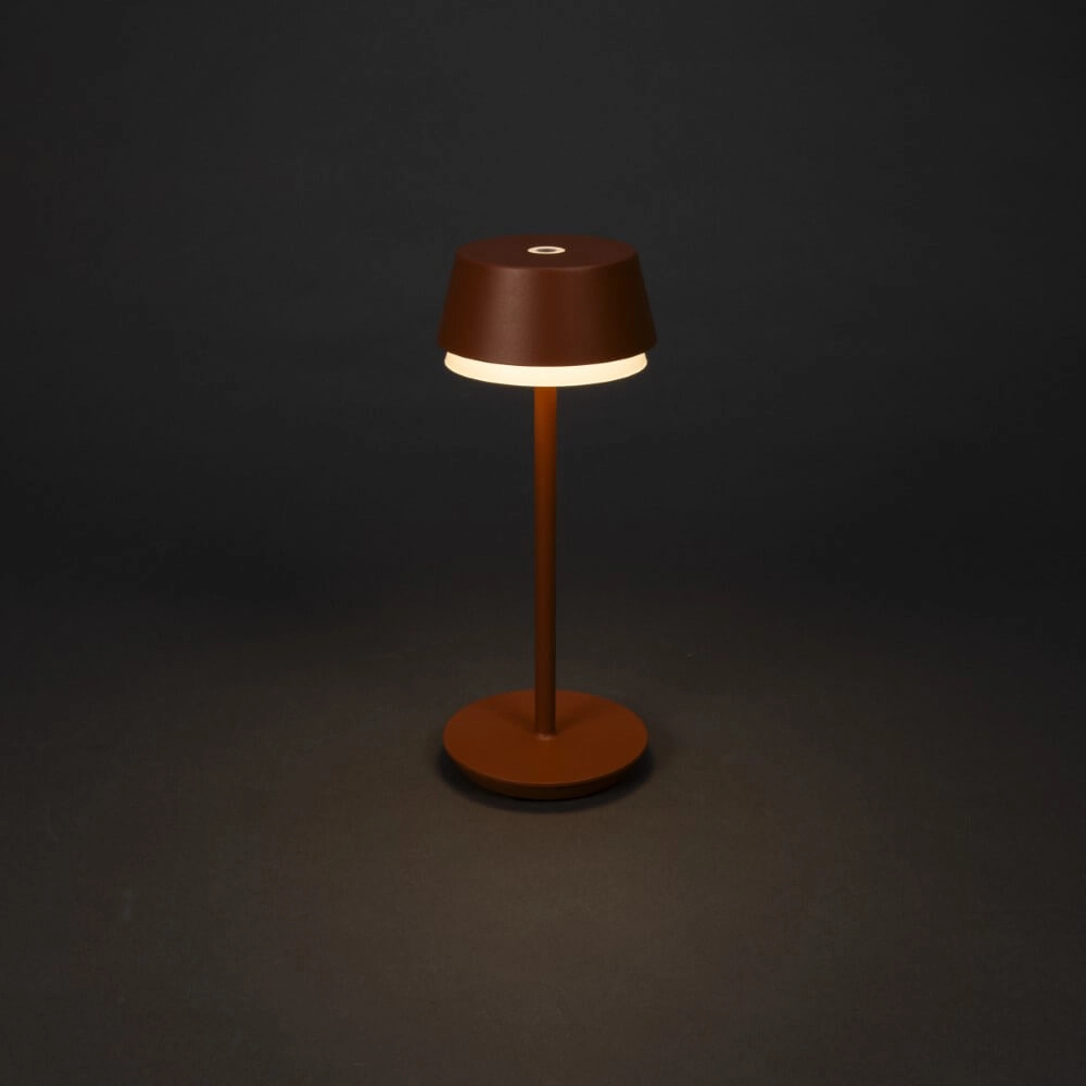 Tafellampje Lyon terracotta met RGB functie KonstSmide 7318307830965