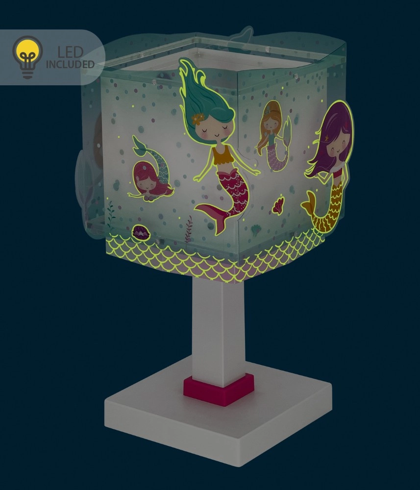 Tafellampje Mermaids turquoise Dalber 8420406002491