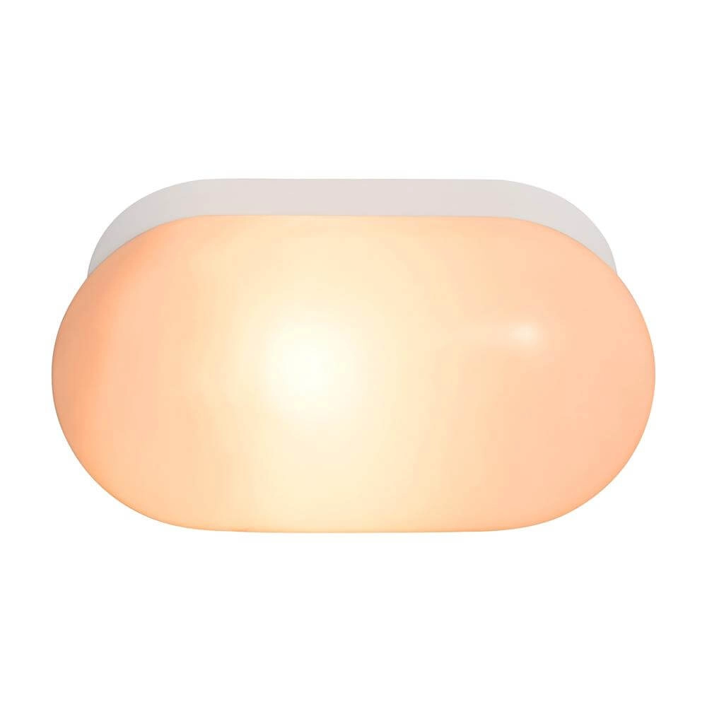Plafondlamp Foam wit ovaal