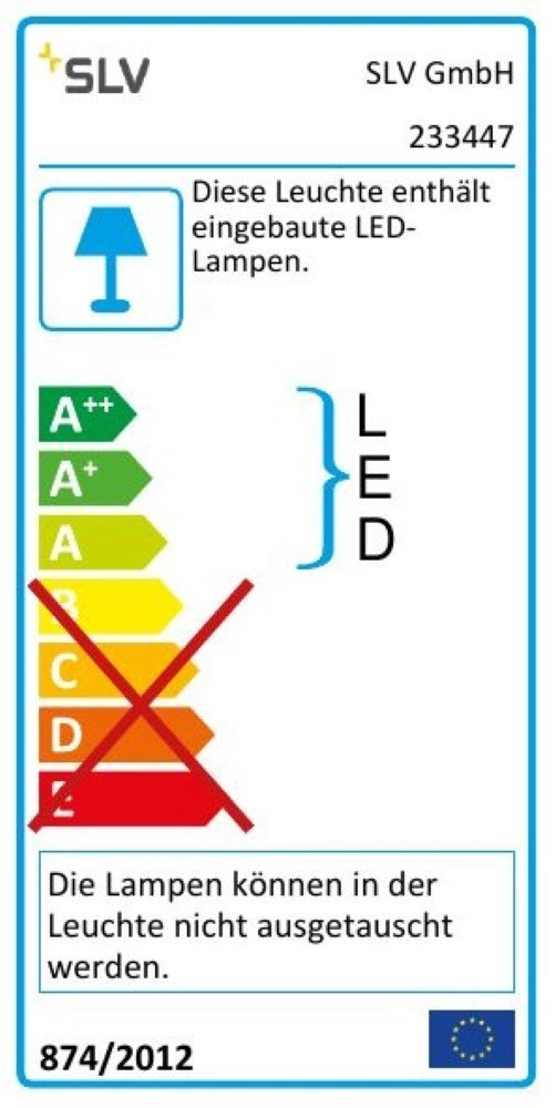 Terraslamp Rusty Slot 50 Led SLV 4024163157513