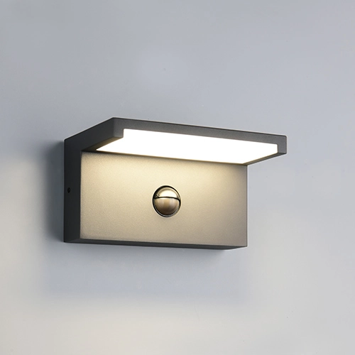 Moderne wandlamp Ravi antraciet met sensor Trio 4017807686890