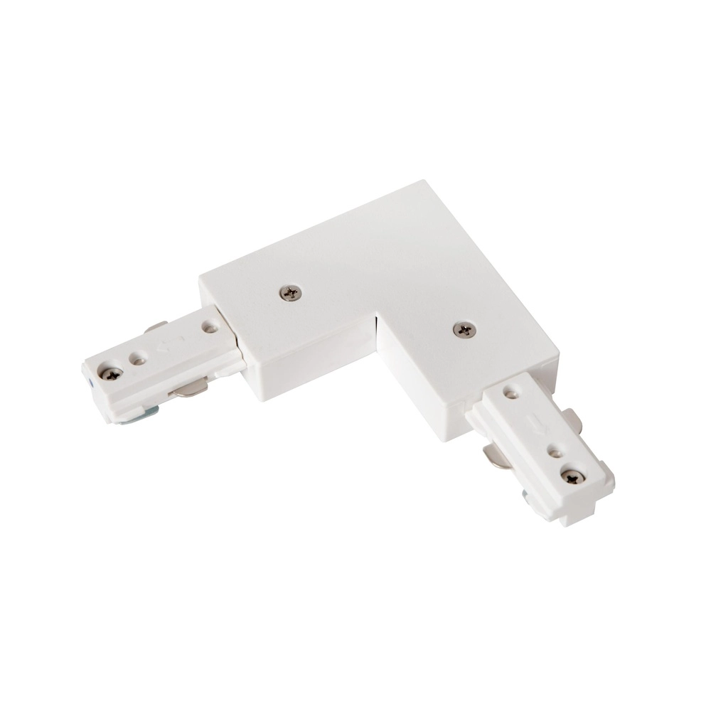 Rail L-connector Track 1-fase links wit Lucide 5411212093752