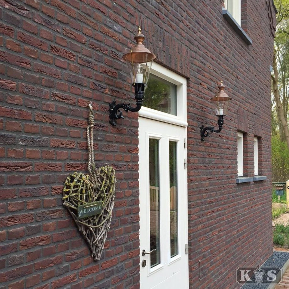 Wandlamp nostalgie Hoorn zwart KS Verlichting 8714732120340