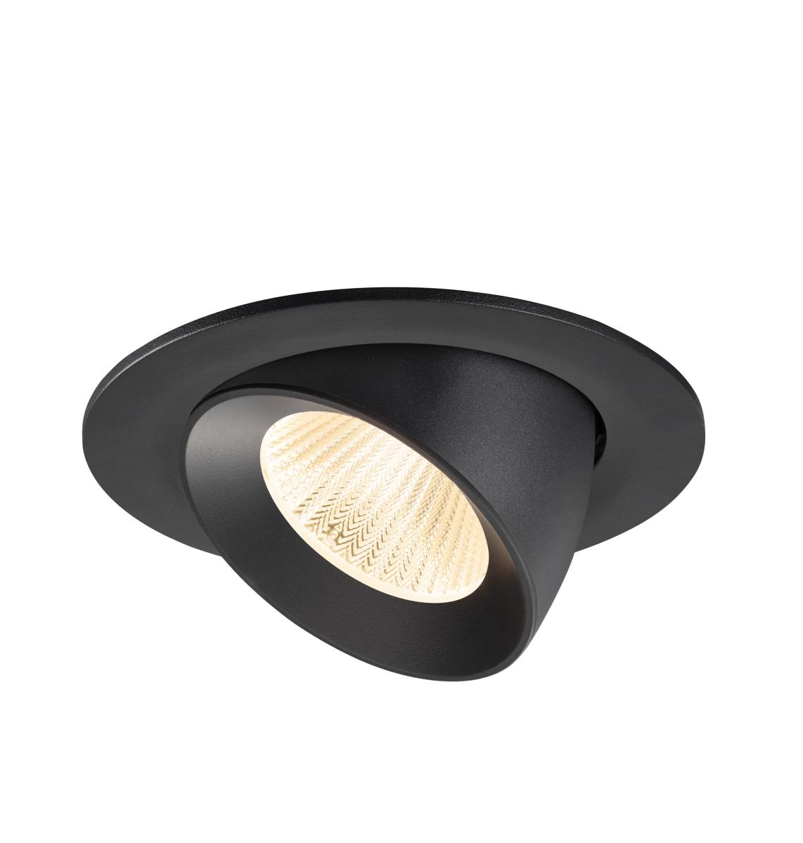 Inbouwspot Numinos Gimble L zwart 2700K - 40gr SLV 4024163310482