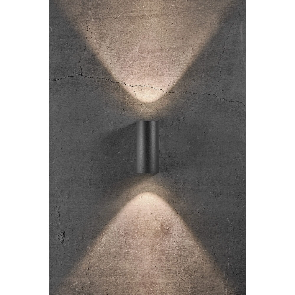 Up & Downlighter Asbol zwart afgerond Nordlux 5701581401389