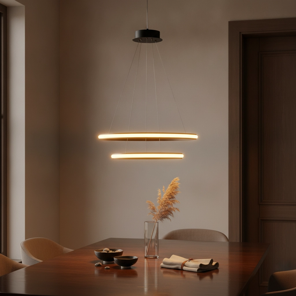 Design hanglamp Aries zwart Ø 59cm Lyora 5212017419835