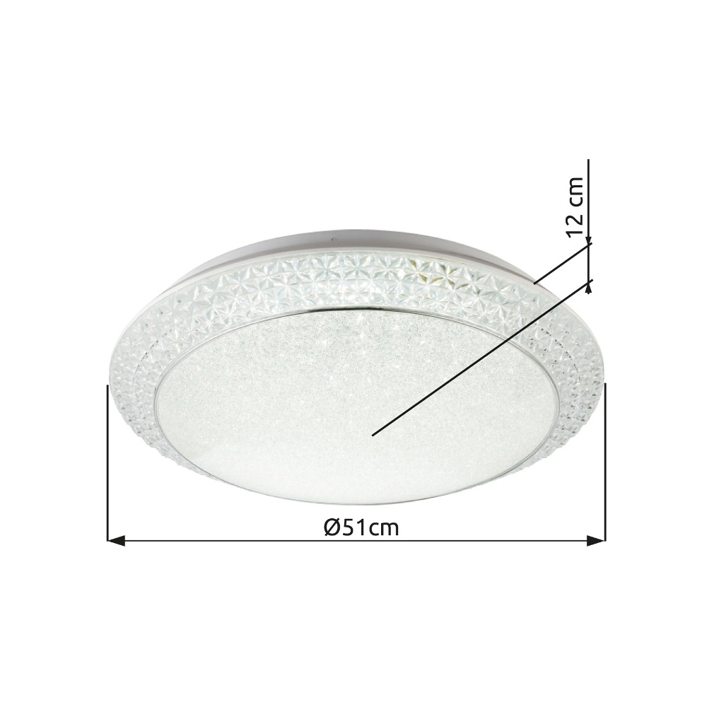 Plafonniere Ronja Ø 50,5cm Globo 9007371365807