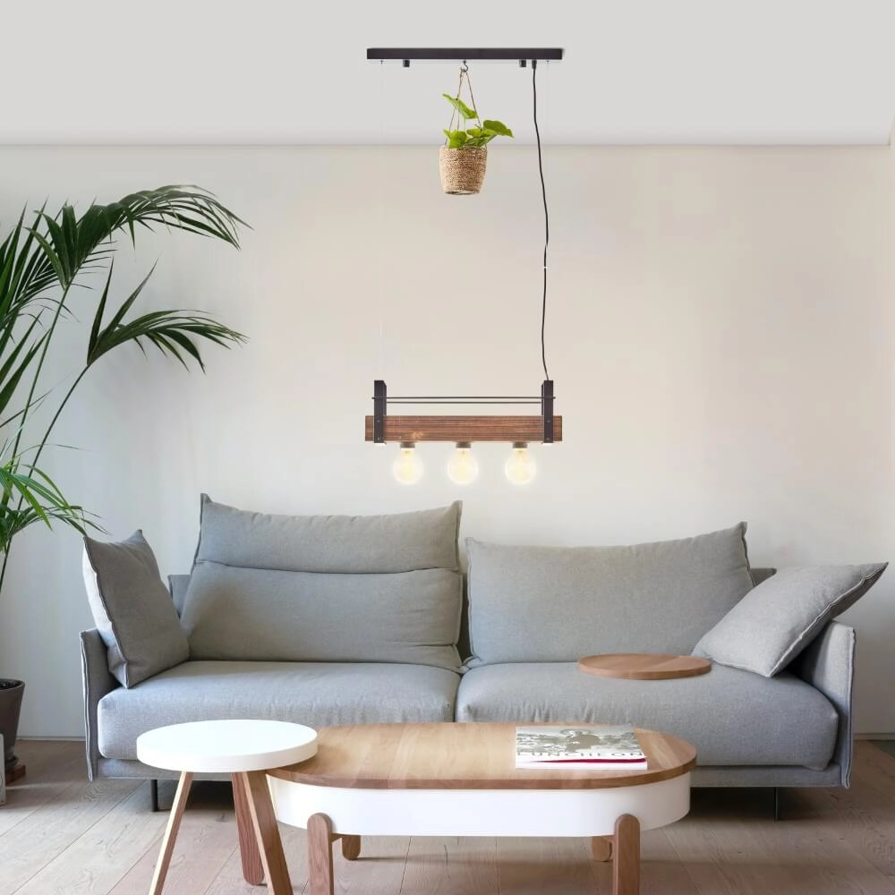 Hanglamp Bankwood 50cm Brilliant 4004353396571