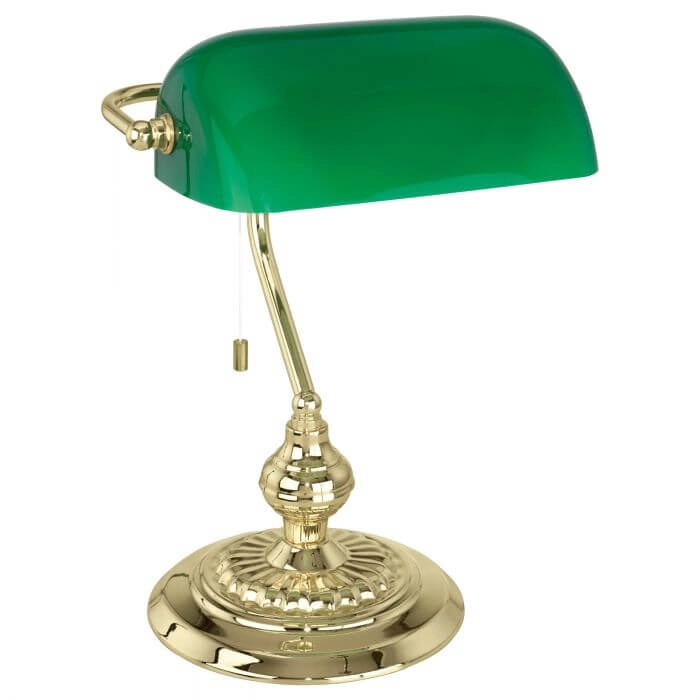Bureaulamp Antiek Banker
