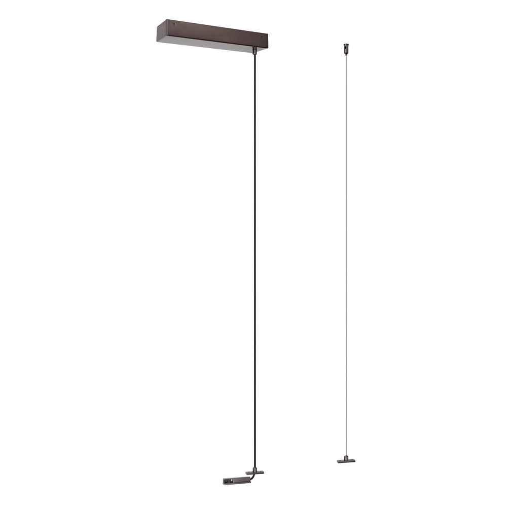 Ophanging opbouwdriver 1-fase Linial mat zwart chroom