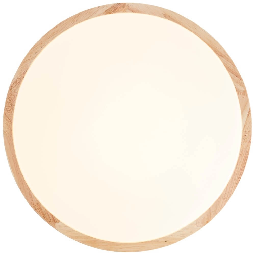 Houten plafonnière Laskos Ø 38cm Brilliant 4004353396236