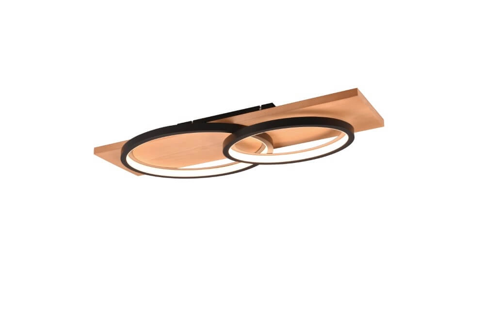 Zwarte plafondlamp Barca design Trio 4017807572148