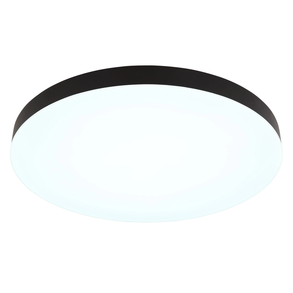 Plafonniere Matthew design zwart Ø 50cm Globo 9007371453214