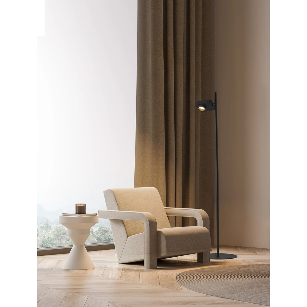 Vloerlamp Kedros zwart Lyora 5212017464071