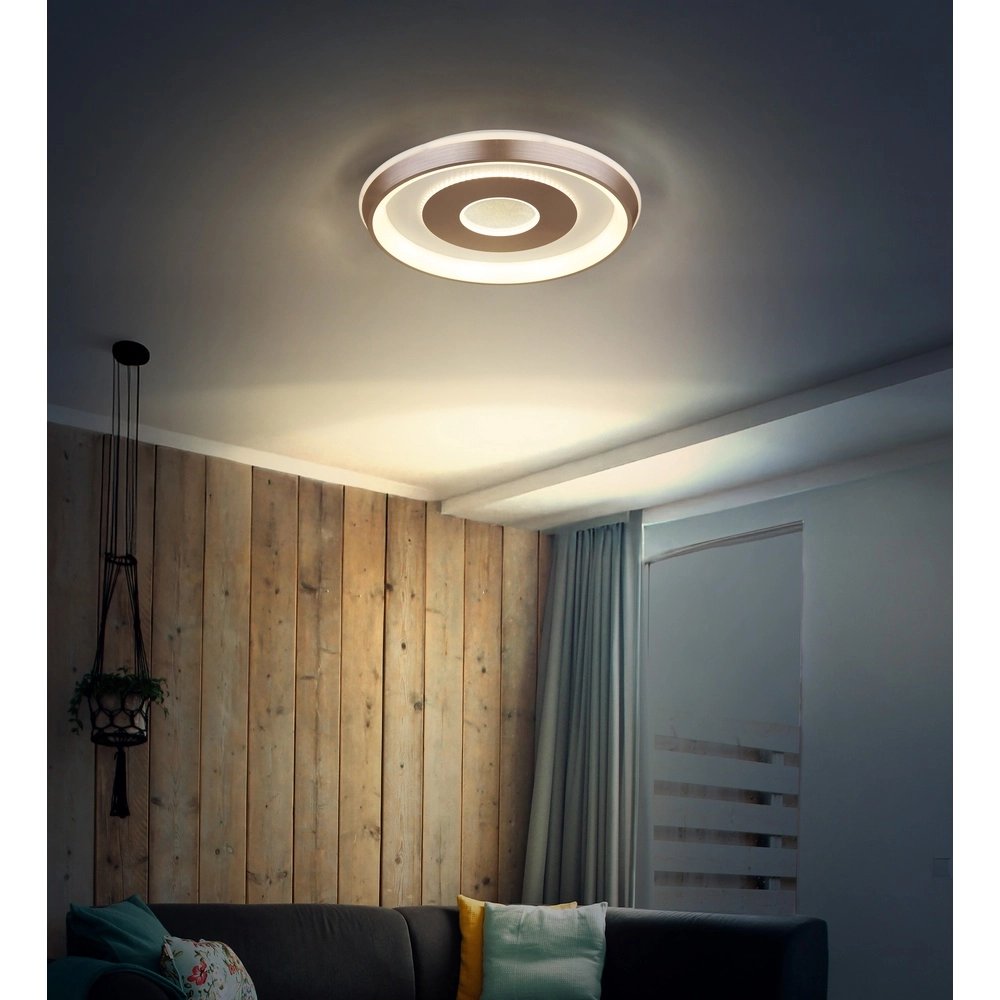 Strakke plafonniere Williamson wit Globo 9007371543946