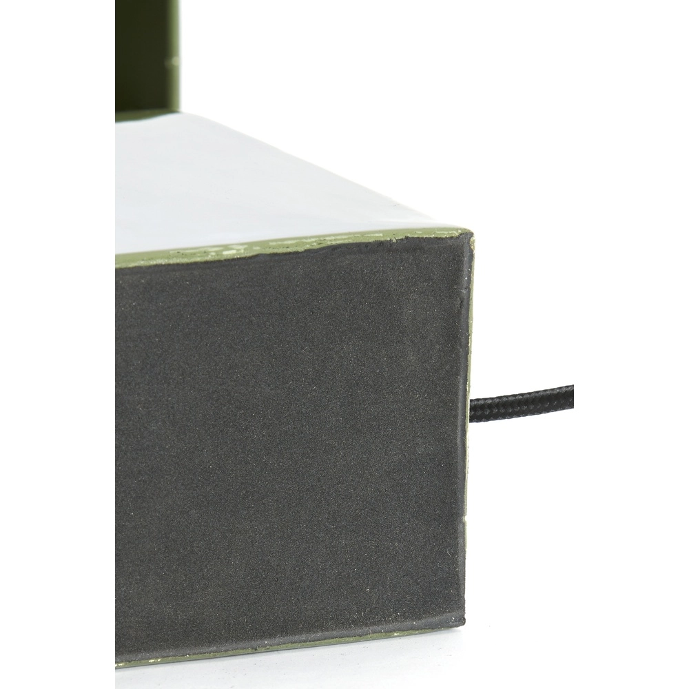 Lichtgroene bureaulamp Cardona met goud - 1x E27 Light & Living 8717807816261