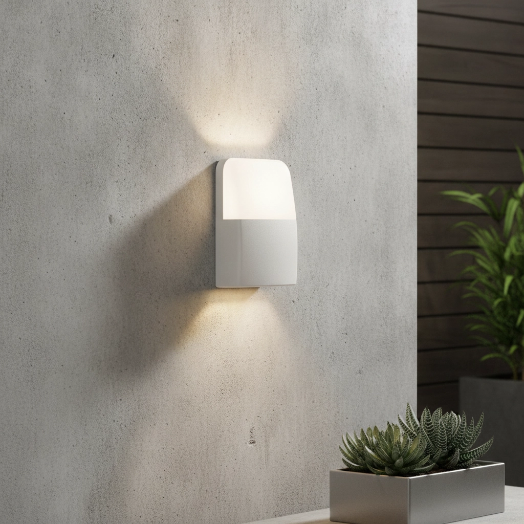 Wandlamp Droplet wit