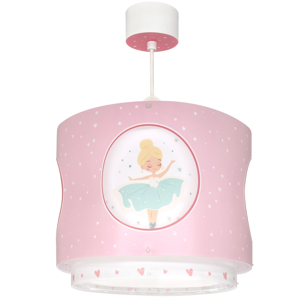 Hanglamp Princess Dance roze glow in the dark Dalber 8420406609126