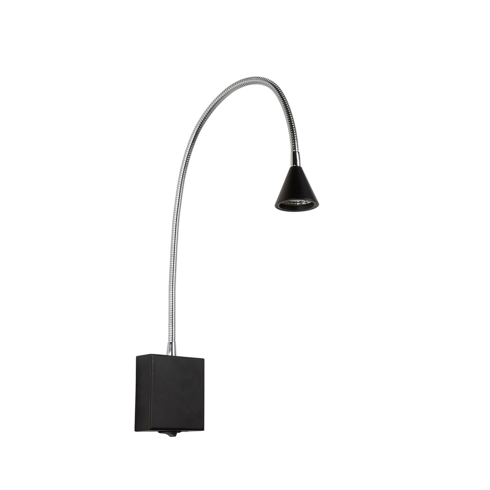 Bed leeslampje Buddy 4000K zwart