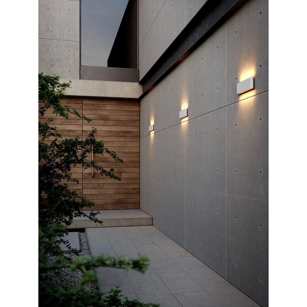 Strakke design wandlamp Kinver wit 26cm Nordlux 5704924004766