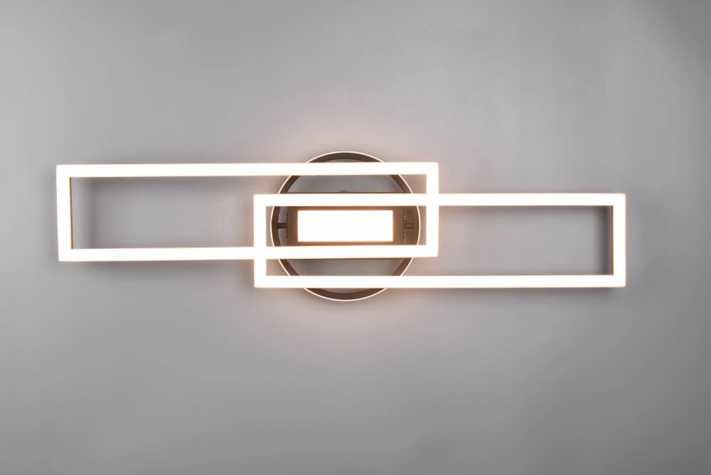 Verstelbare led plafondlamp Twister rvs Trio 4017807540611