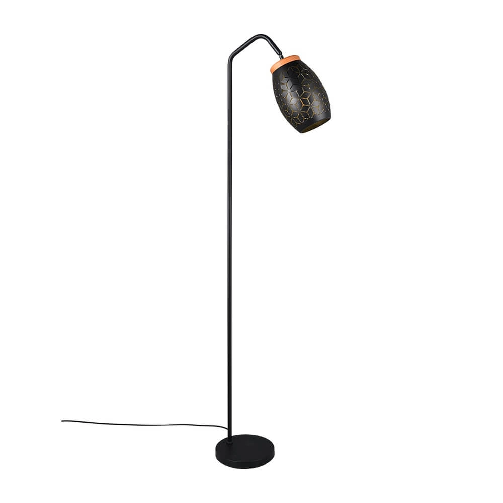 Vloerlamp Bidar zwart Trio 4017807629972