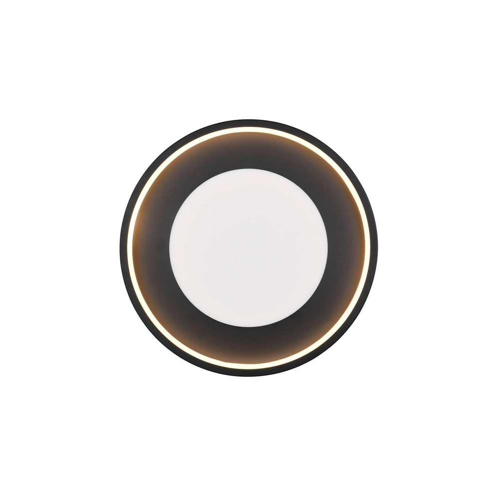 Moderne plafondlamp 
Solea zwart Trio 4017807660951