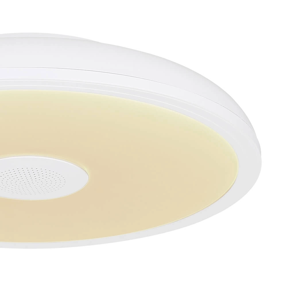 Witte plafonniere Raffy Ø 28cm Globo 9007371421848