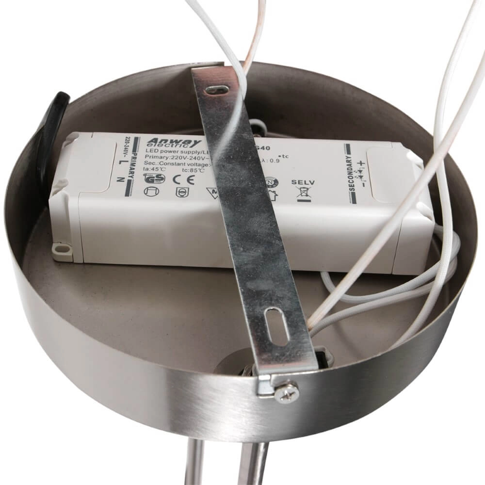 Flexibele led hanglamp Soleil RVS Steinhauer 8712746167344