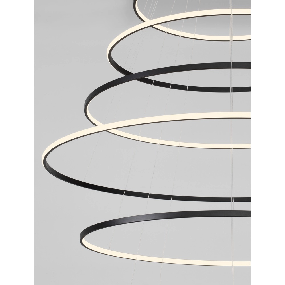 Design pendant lamp Maelo black Ø 150cm Lyora 5212017479747