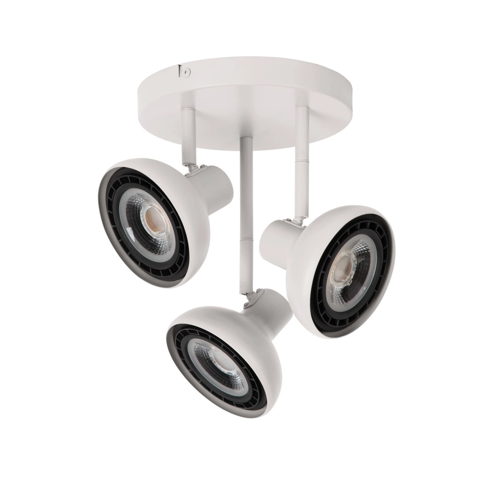 Plafondlamp 3-lichts Sensas wit design GU10 ES111