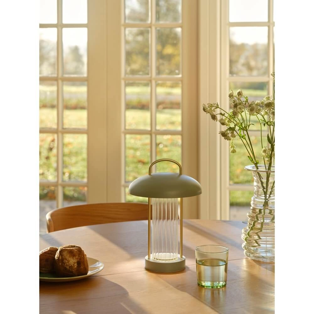 Tafellamp Mirano groen oplaadbaar Nordlux 5704924024610