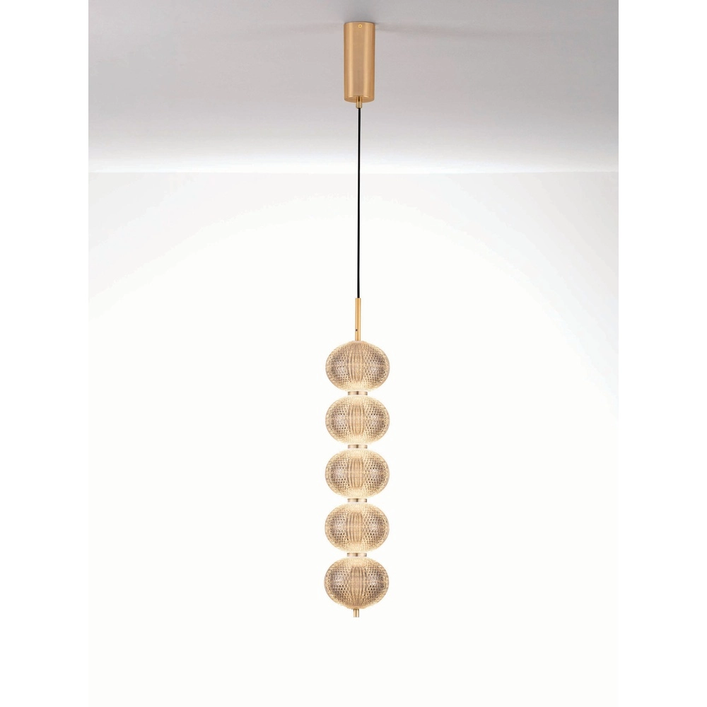 Unieke hanglamp Klelia goud Lyora 5212017452665