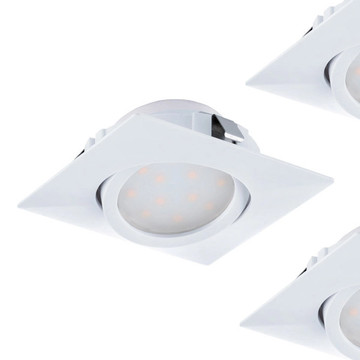 Led plafondspot Pineda Square (3x) 3x6w - 3000K - 8,4cm wit Eglo 9002759958442