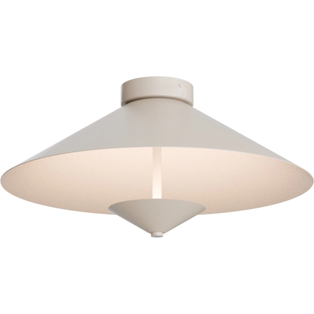 Plafondlamp Ceppo beige terra Ø 45cm