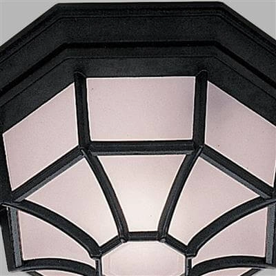 Klassieke plafondlamp Outdoor zwart Searchlight 5013874294036