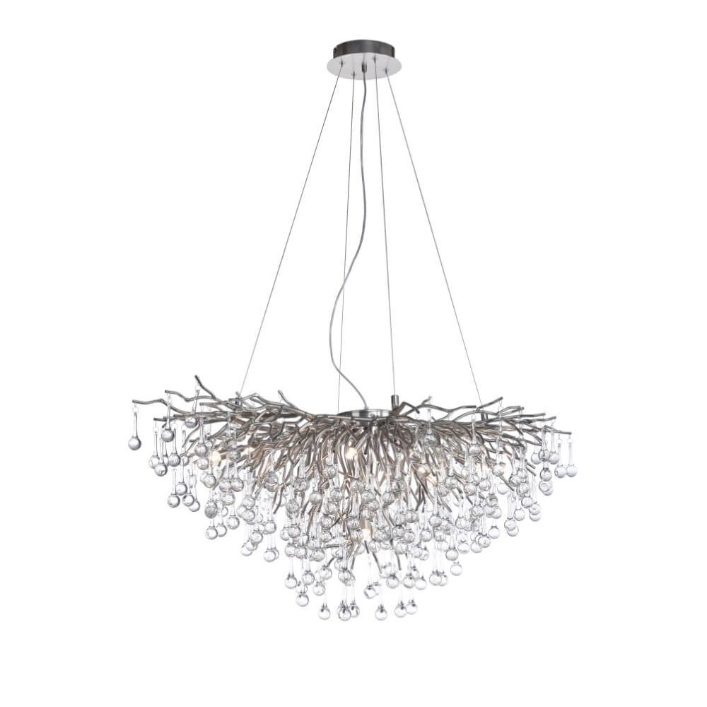 Unieke kroonluchter Icicle metaal Paul Neuhaus 4012248352137