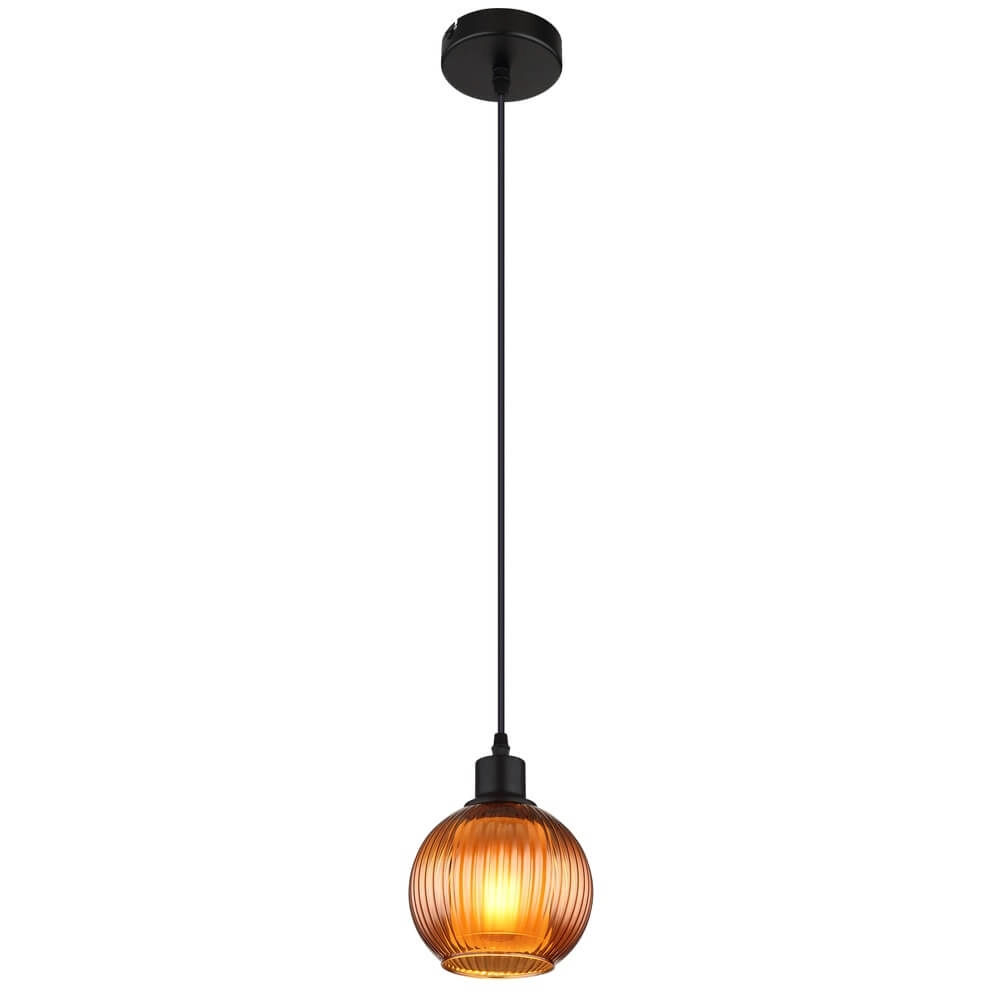 Hanglamp Zumba oranje glas Ø 15cm