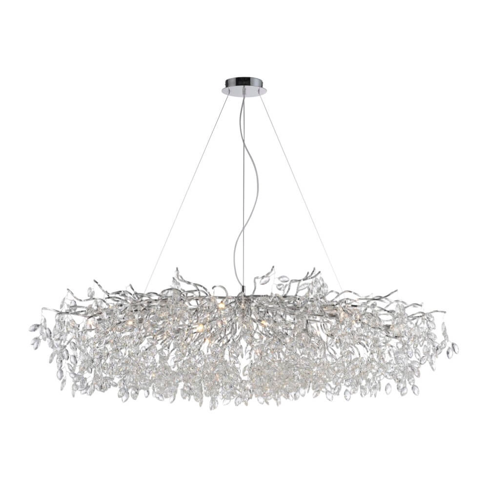 Kroonluchter Ricicle 150cm chroom Paul Neuhaus 4012248382097