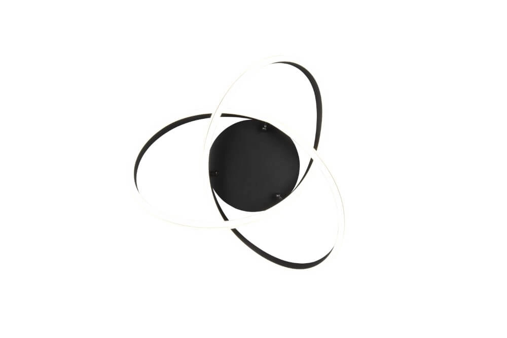 Plafonnière Nuria 59cm zwart Trio 4017807505184