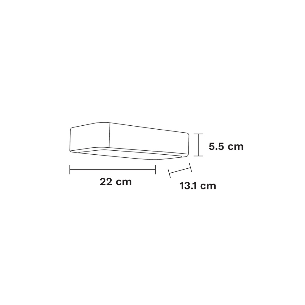 Wandlamp Ned grijs Lyora 5212017417398