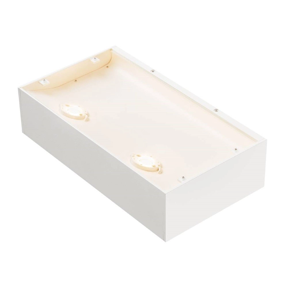 Wandlamp Shell Uplight 28cm wit