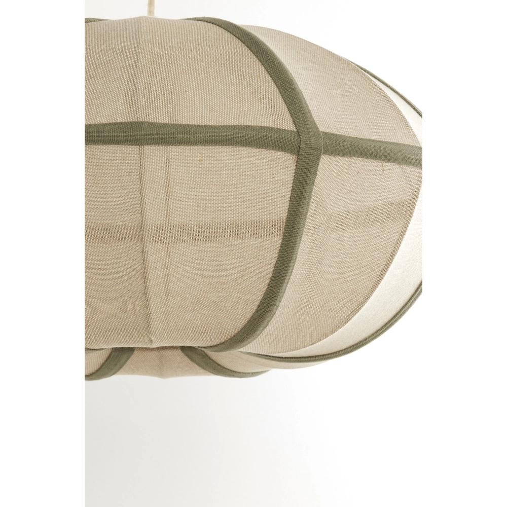 Japandi hanglamp Mirelys Ø 49cm - olijf groen Light & Living 8717807835903