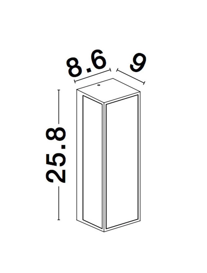 Wandlamp Sorren enkel Lyora 5212017425409