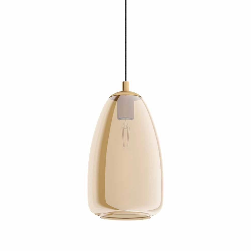 Amber hanglamp Alobrase Ø 20cm Amber hanglamp Alobrase Ø 20cm