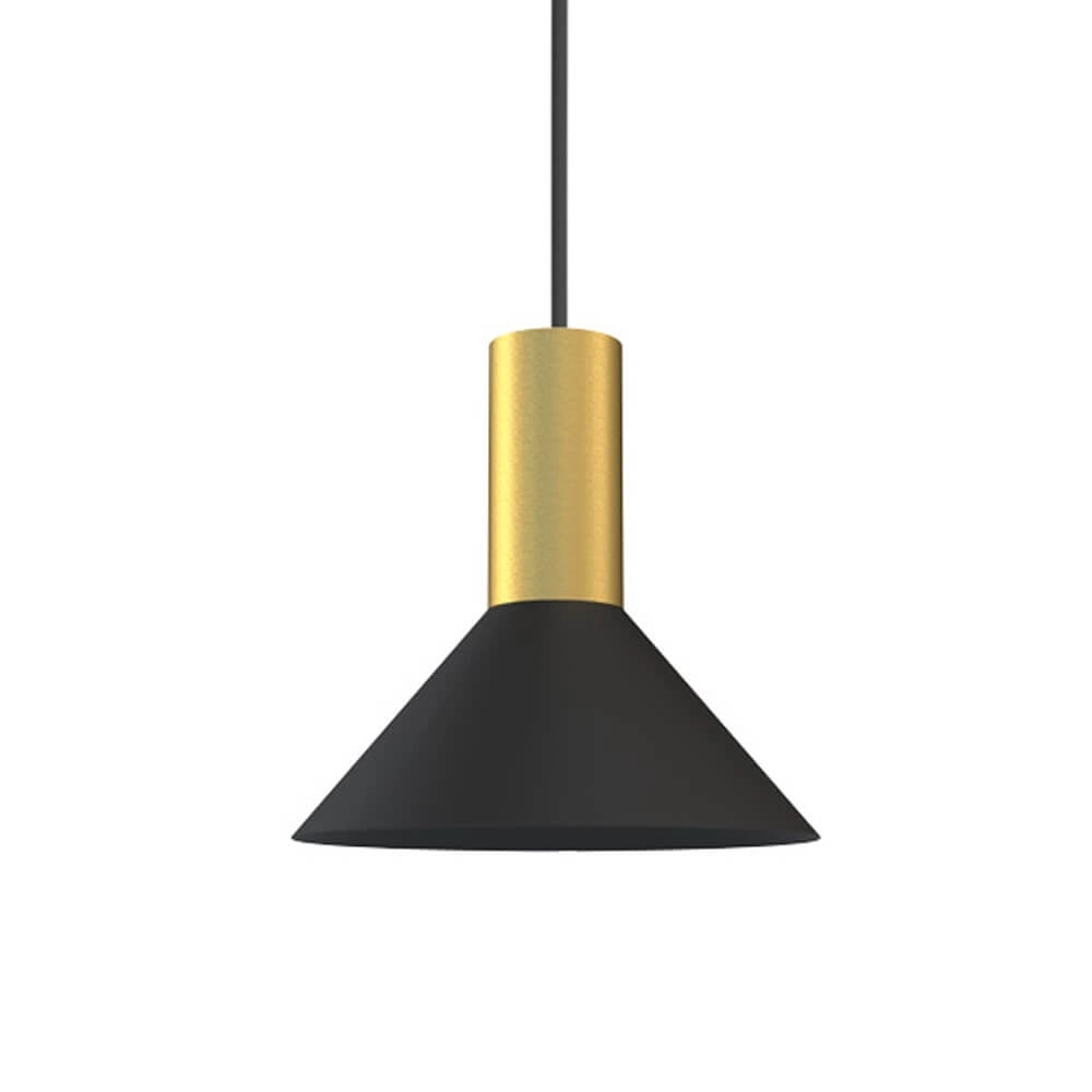 Zwart gouden hanglamp Hermanos