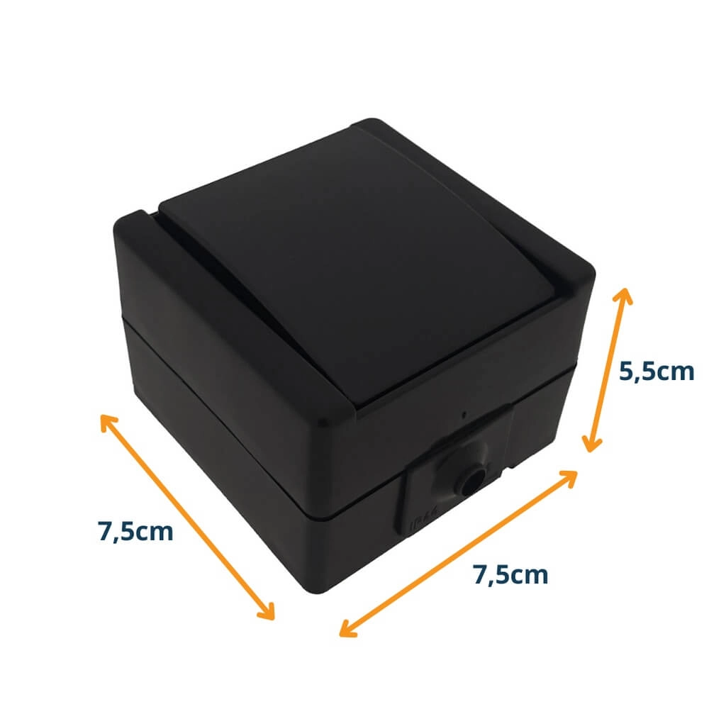 Wisselschakelaar ProAQA zwart Lyora 4008224658812