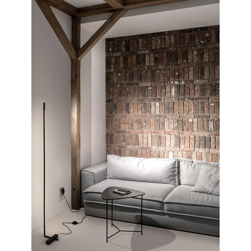 Vloerlamp Raccio zwart 140cm