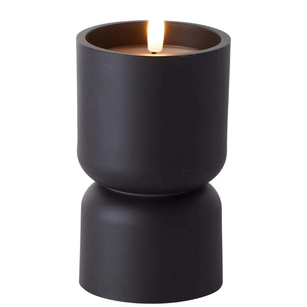 Kaarslampje Lovere zwart 15cm Kaarslampje Lovere zwart 15cm