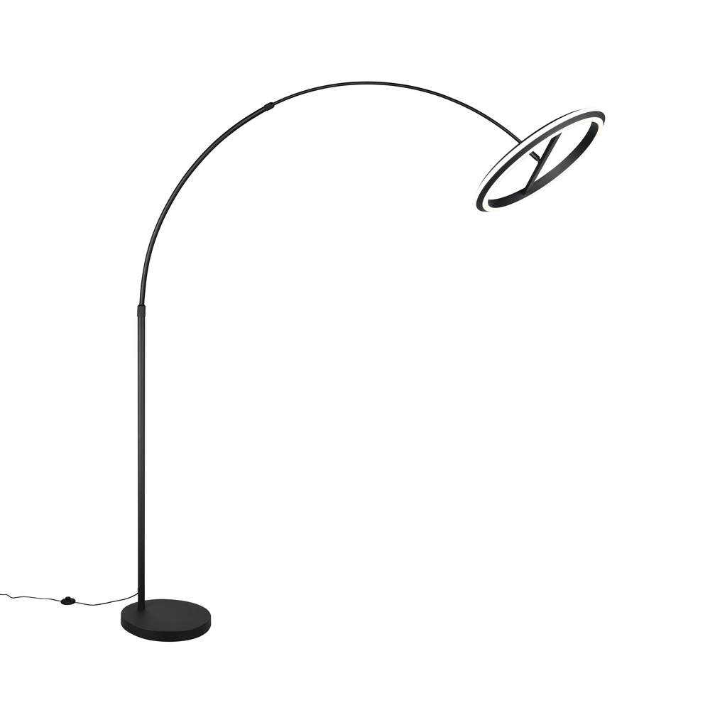 Vloerlamp Amador zwart Trio 4017807688160